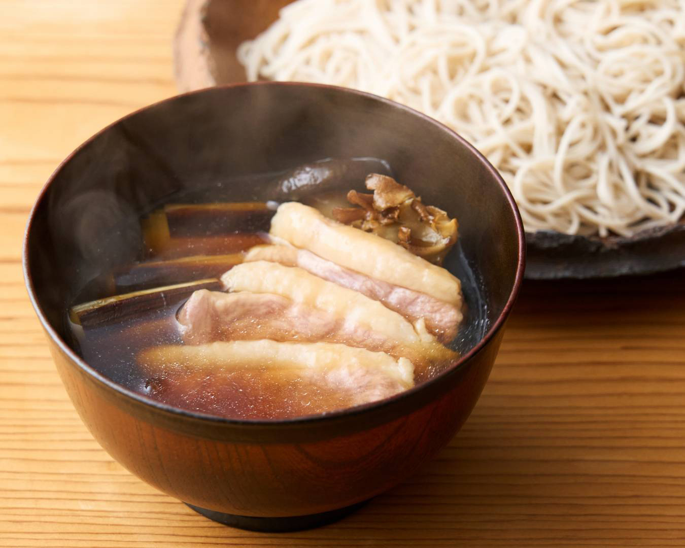 蓮根素麺 鴨南蛮つゆ